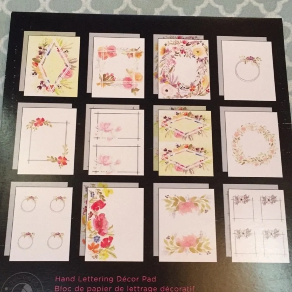 Spectrum Noir Hand Lettering Decor Pad 24 Pages NEW